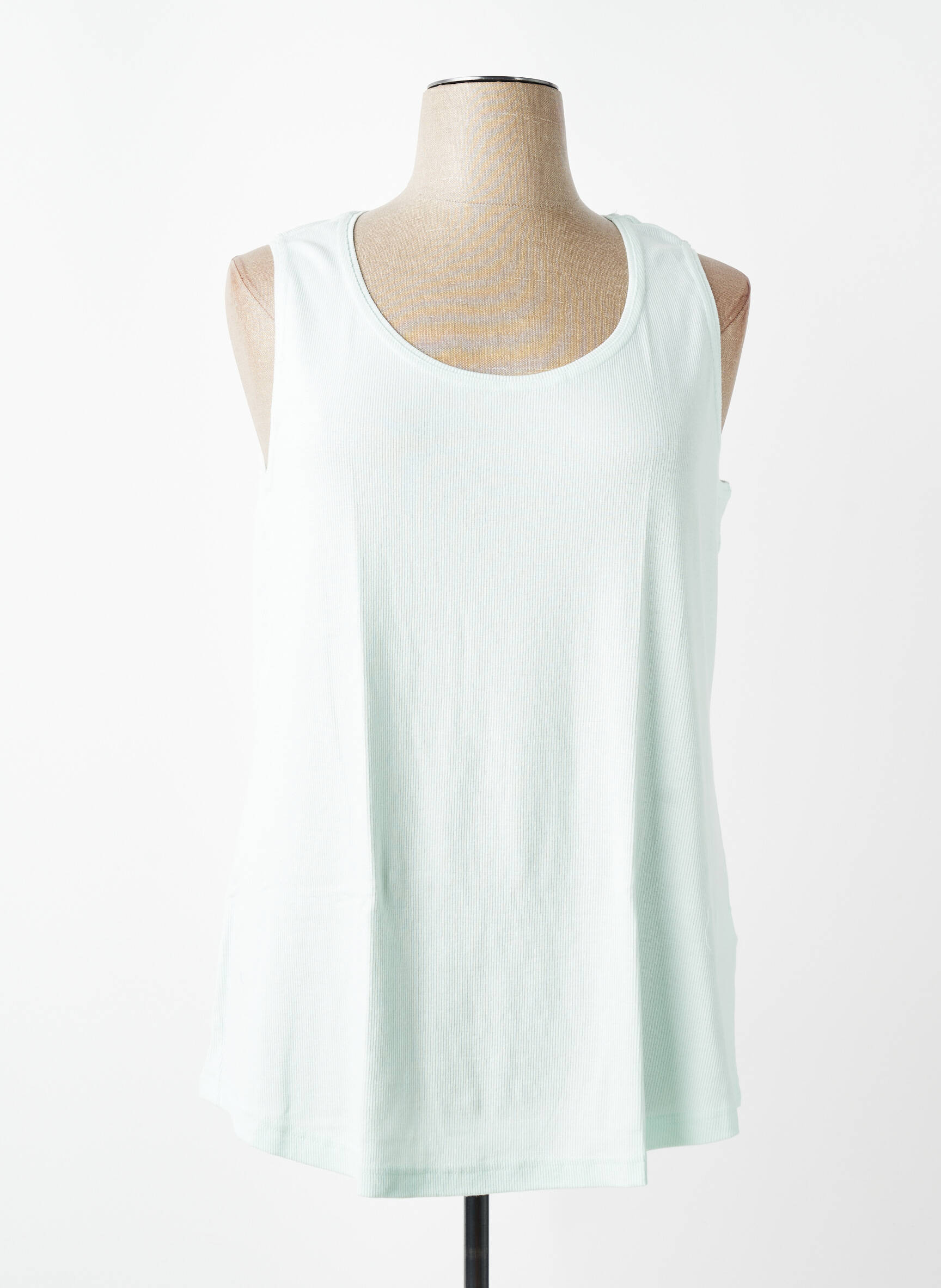Débardeur coupe droite sans manche vert SHEEGO femme