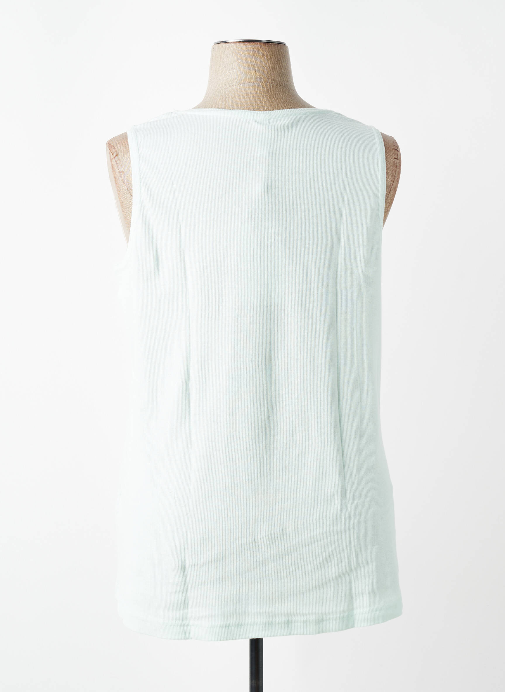Débardeur coupe droite sans manche vert SHEEGO femme