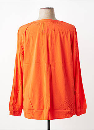 Blouse manches longues manches longues orange TOM TAILOR femme