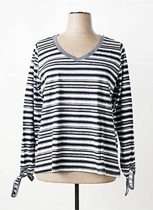 T-shirt manches longues manches longues gris SHEEGO femme
