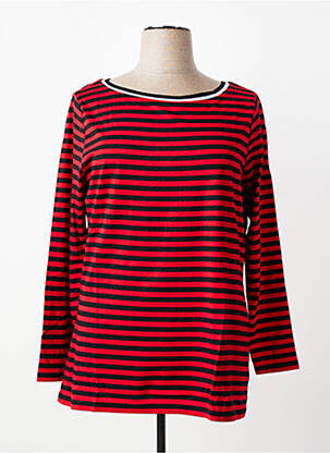 T-shirt manches longues manches longues rouge SHEEGO femme