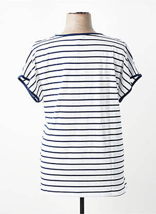 T-shirt coupe droite manches courtes blanc SHEEGO femme