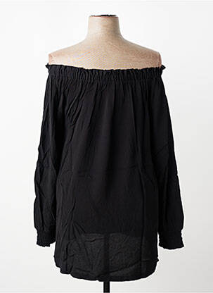 Top manches longues manches longues noir SHEEGO femme