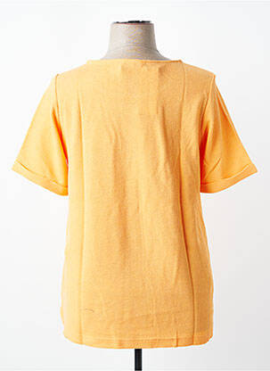 Top manches courtes manches courtes orange TRIANGLE femme