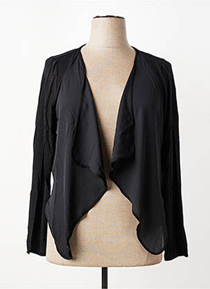 Gilet manches longues stretch noir SHEEGO femme