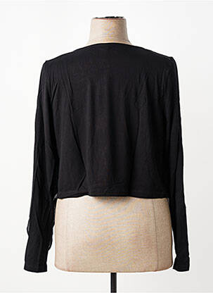 Gilet manches longues stretch noir SHEEGO femme