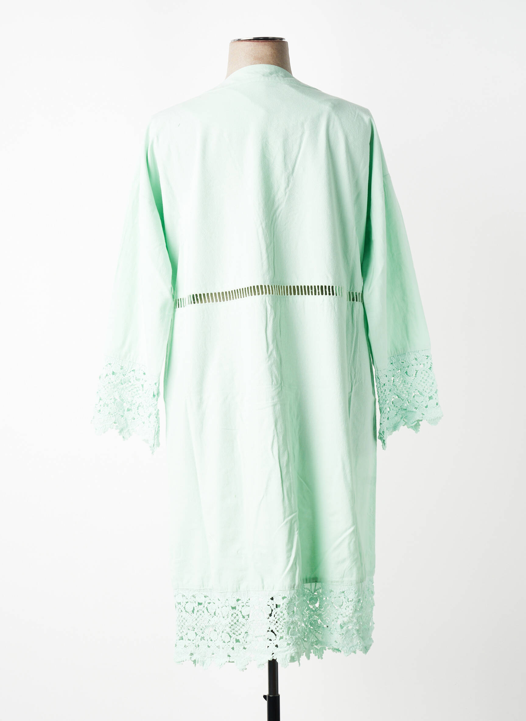 Veste kimono col v vert SHEEGO femme