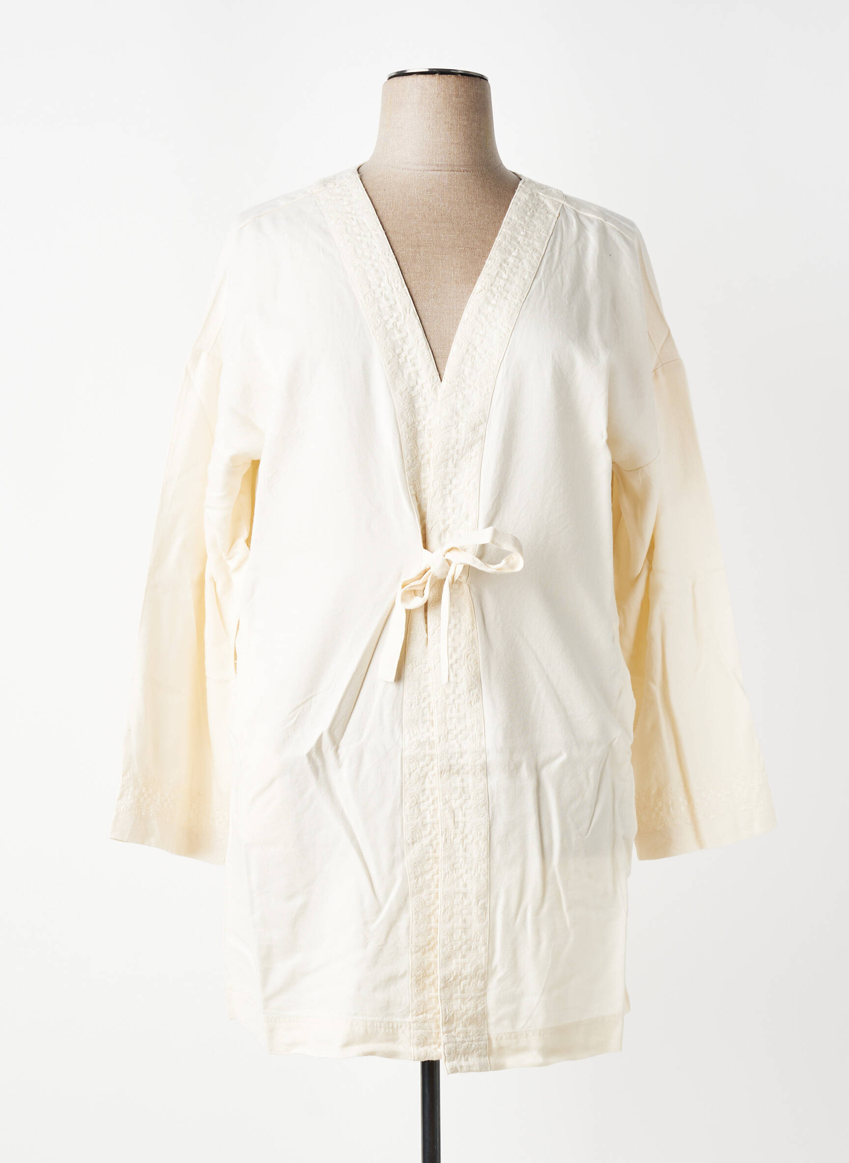 Veste casual coupe cintrée beige SHEEGO femme