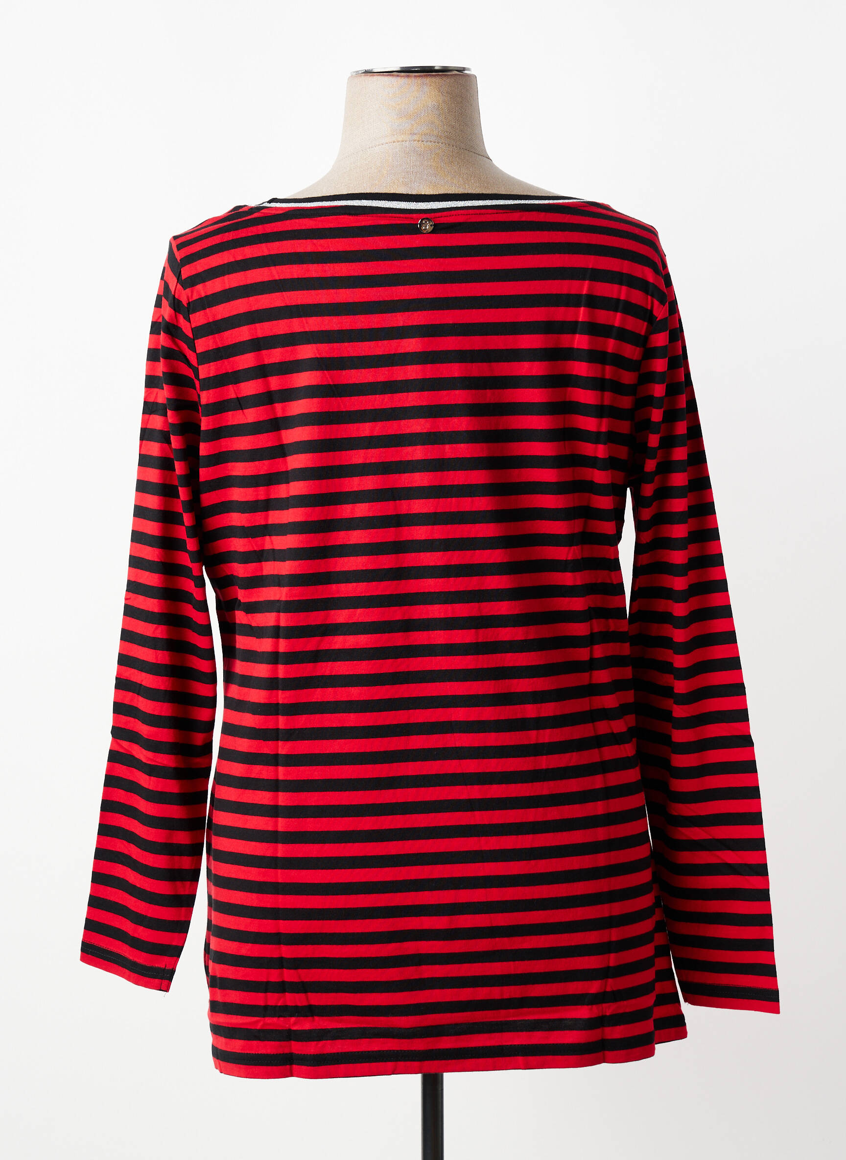 T-shirt manches longues manches longues rouge SHEEGO femme