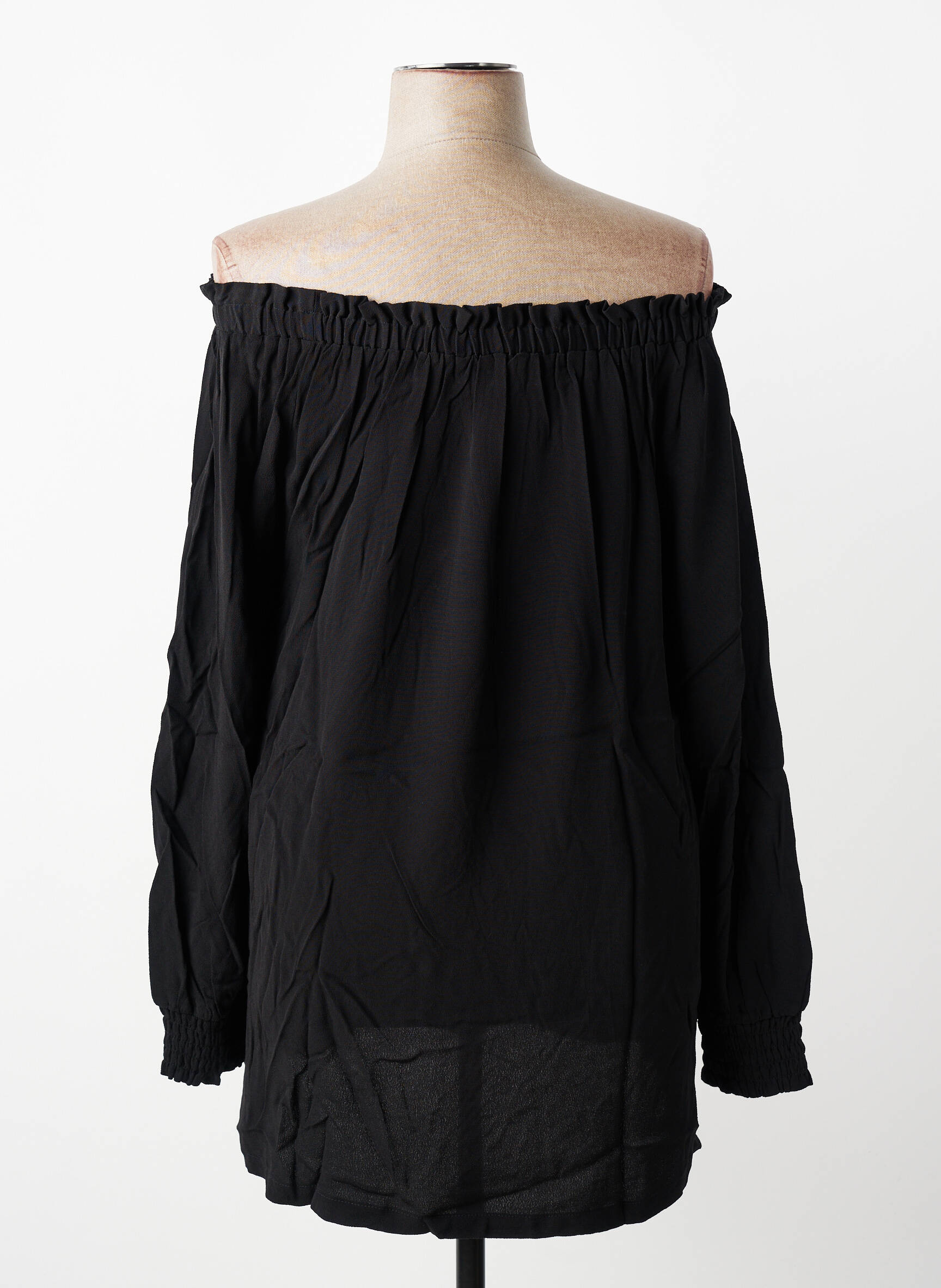 Top manches longues manches longues noir SHEEGO femme