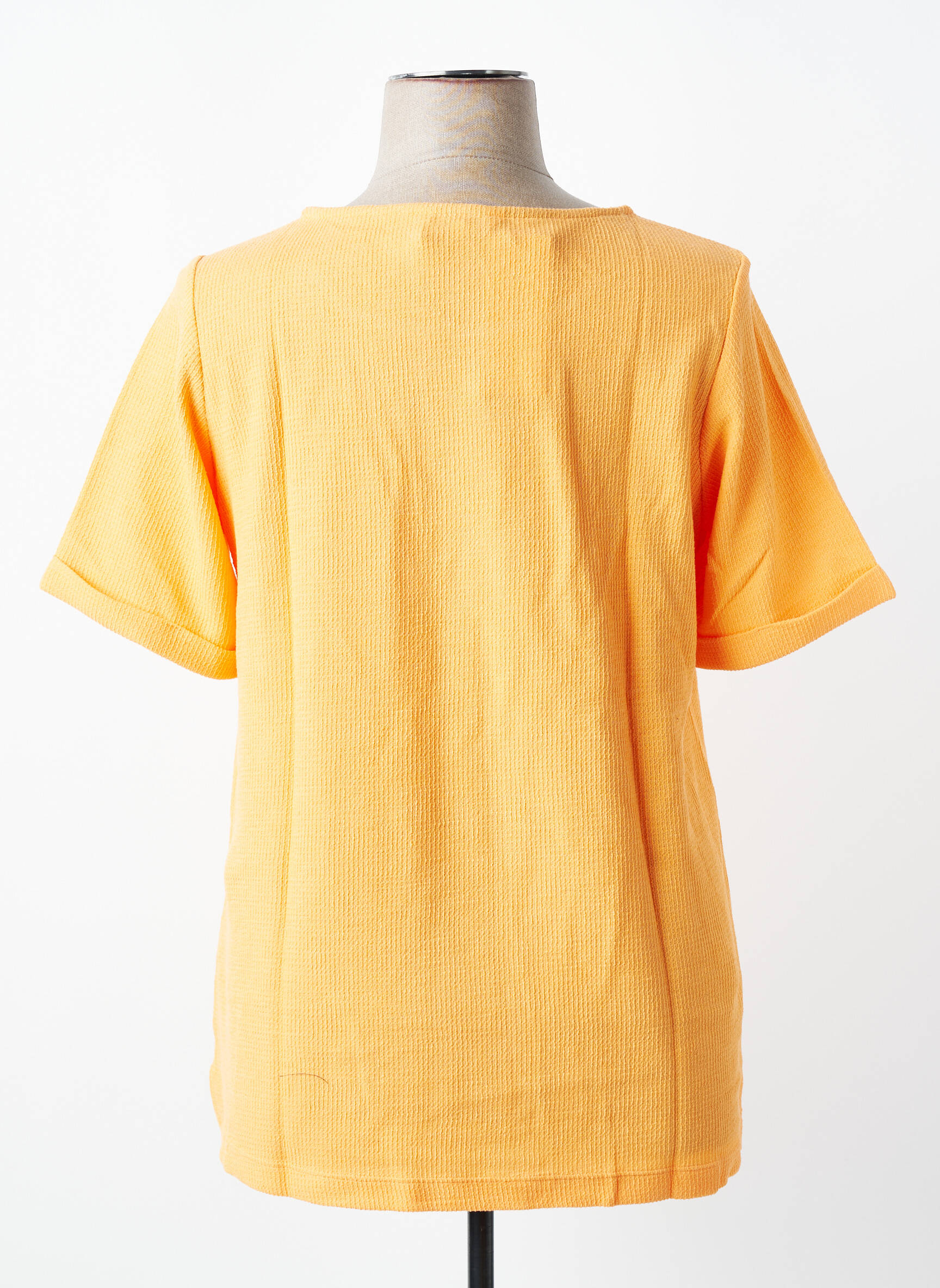 Top manches courtes manches courtes orange TRIANGLE femme