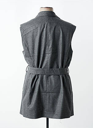 Veste casual col tailleur gris SHEEGO femme