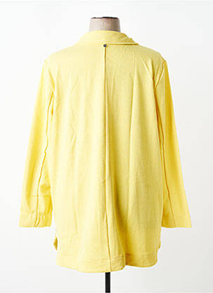 Veste casual coupe droite jaune SHEEGO femme