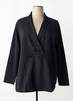 Top manches longues manches longues noir SHEEGO femme