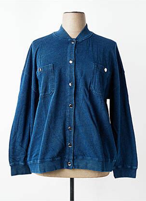 Veste casual poches bleu SHEEGO femme