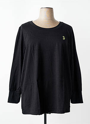 Top manches longues manches longues noir SHEEGO femme
