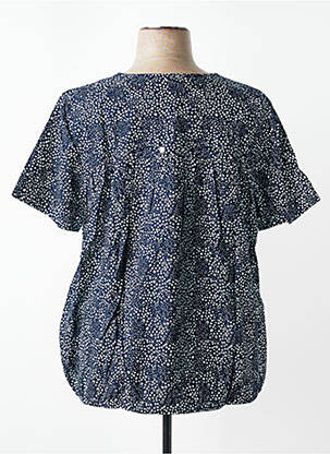 Top stretch manches courtes bleu SHEEGO femme