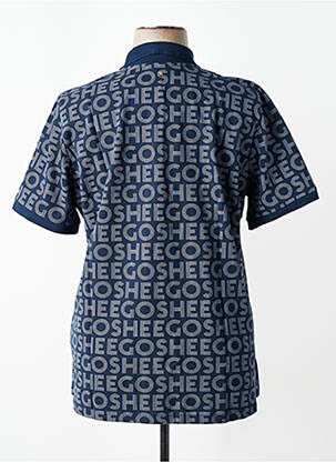 Polo coupe droite manches courtes bleu SHEEGO femme