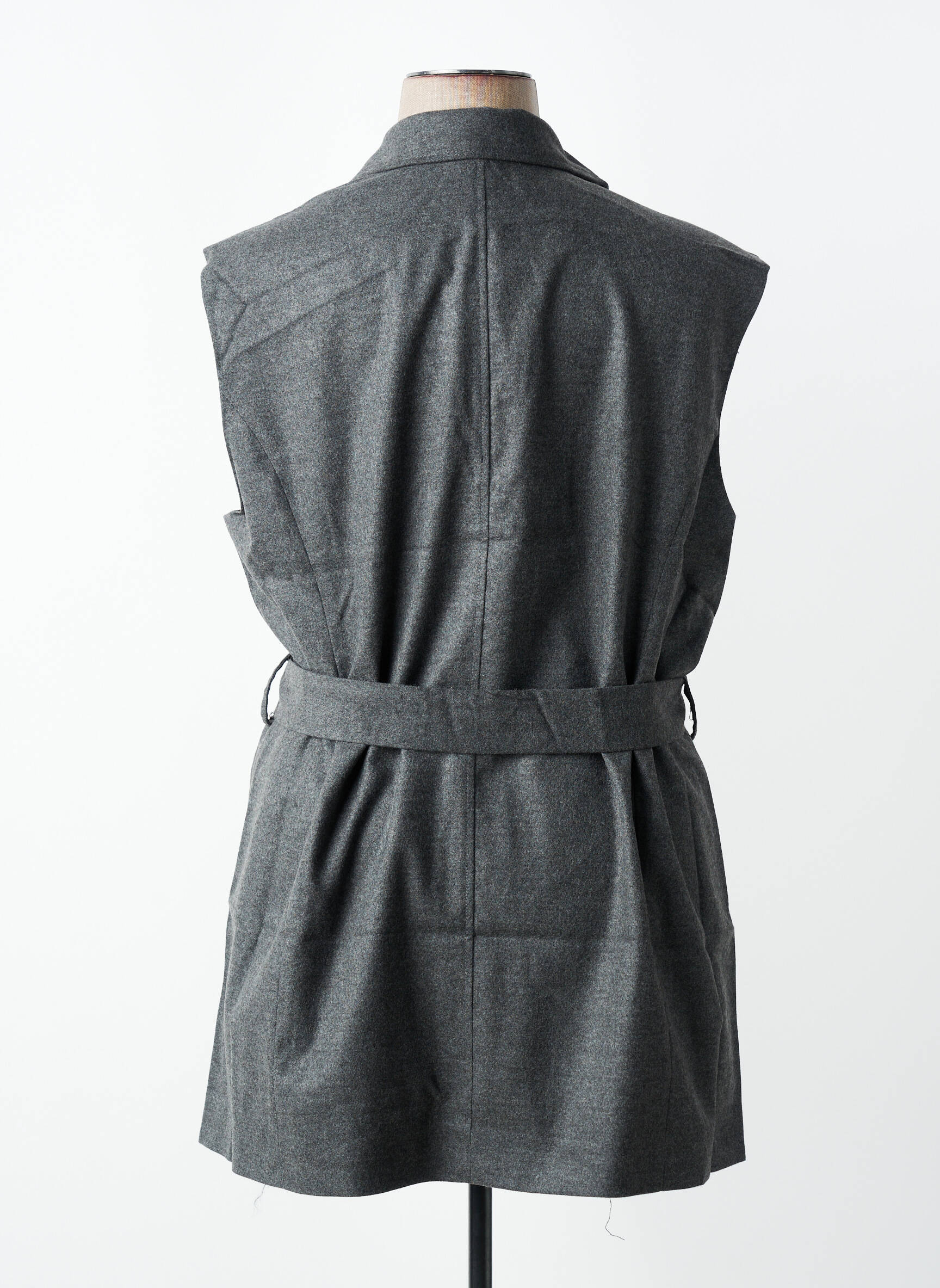 Veste casual col tailleur gris SHEEGO femme