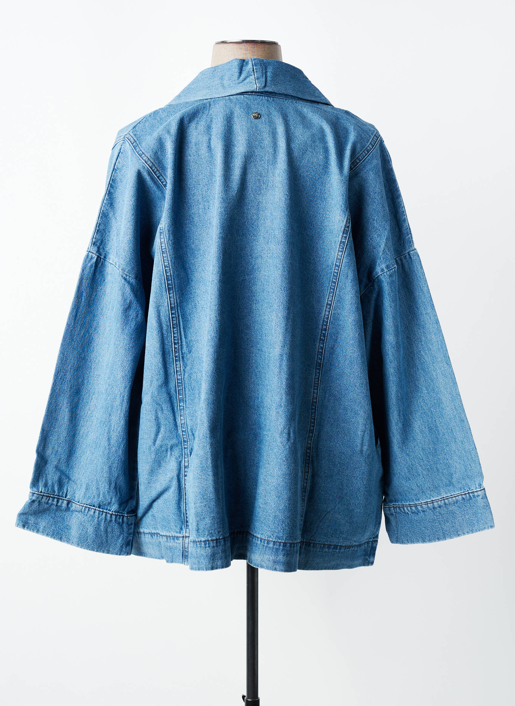 Veste casual col tailleur bleu SHEEGO femme