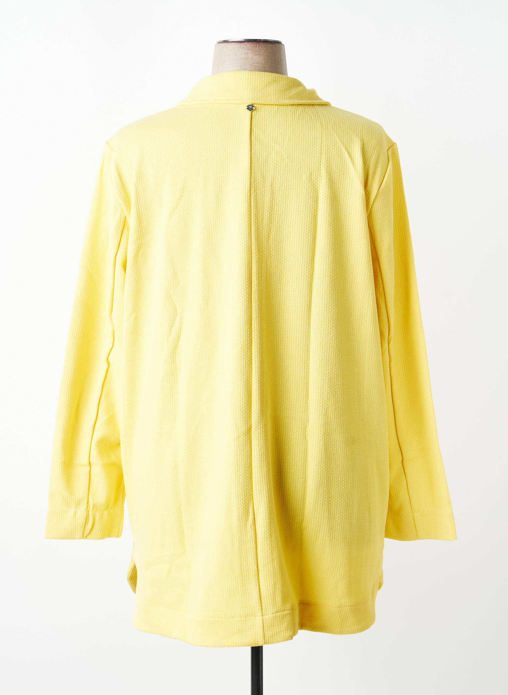 Veste casual coupe droite jaune SHEEGO femme