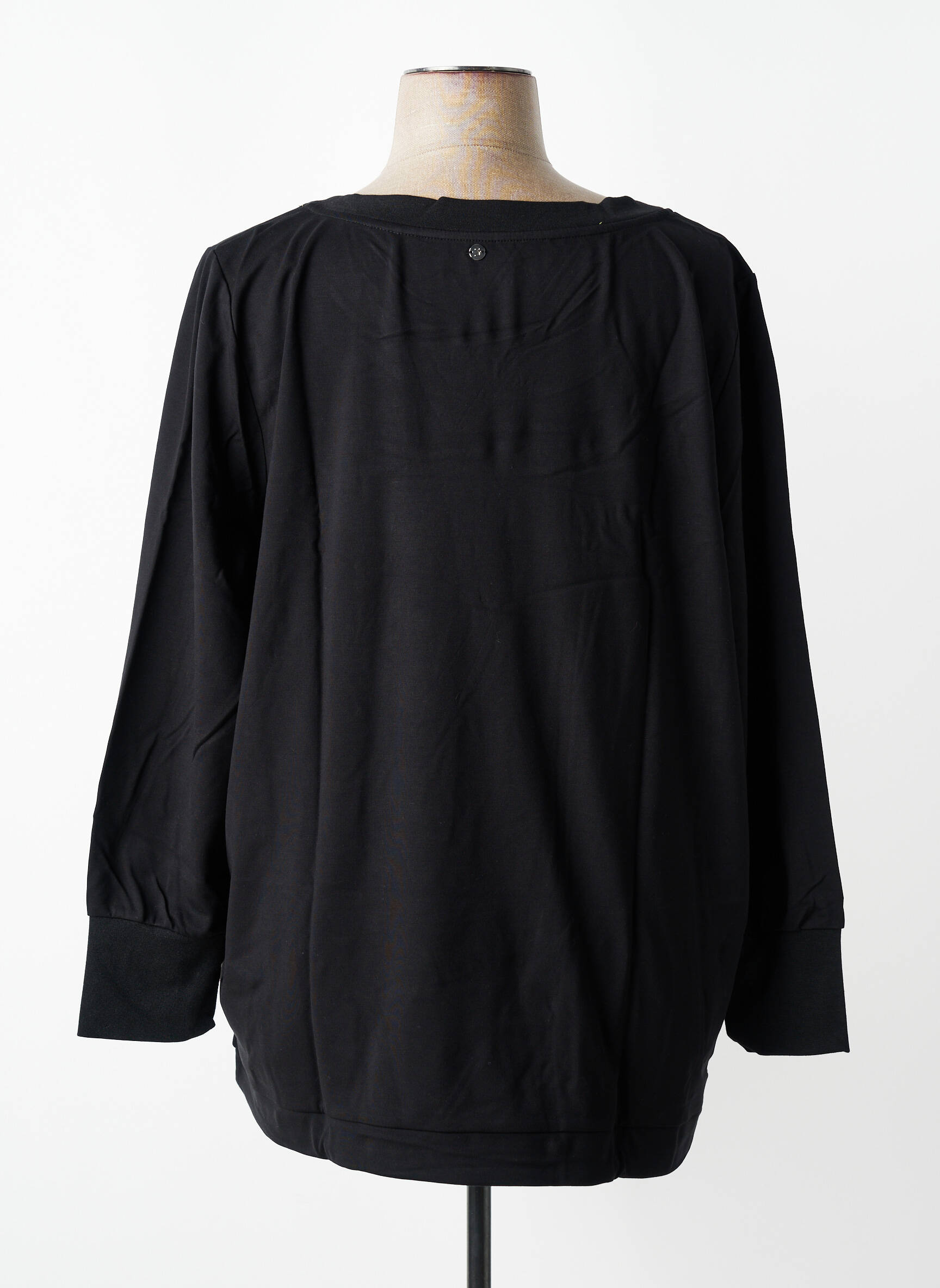 Top manches longues manches longues noir SHEEGO femme