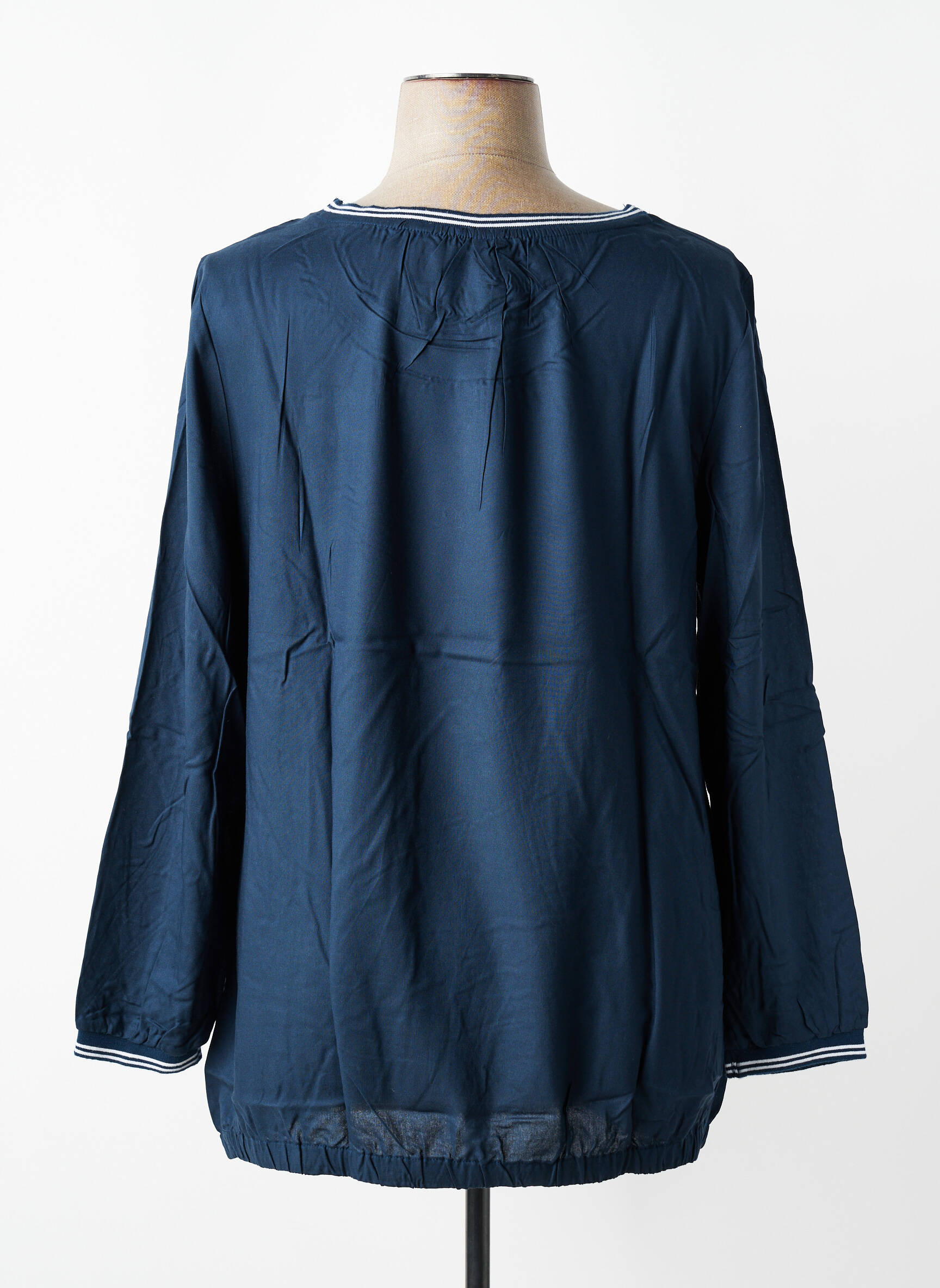 Top manches longues manches longues bleu SHEEGO femme