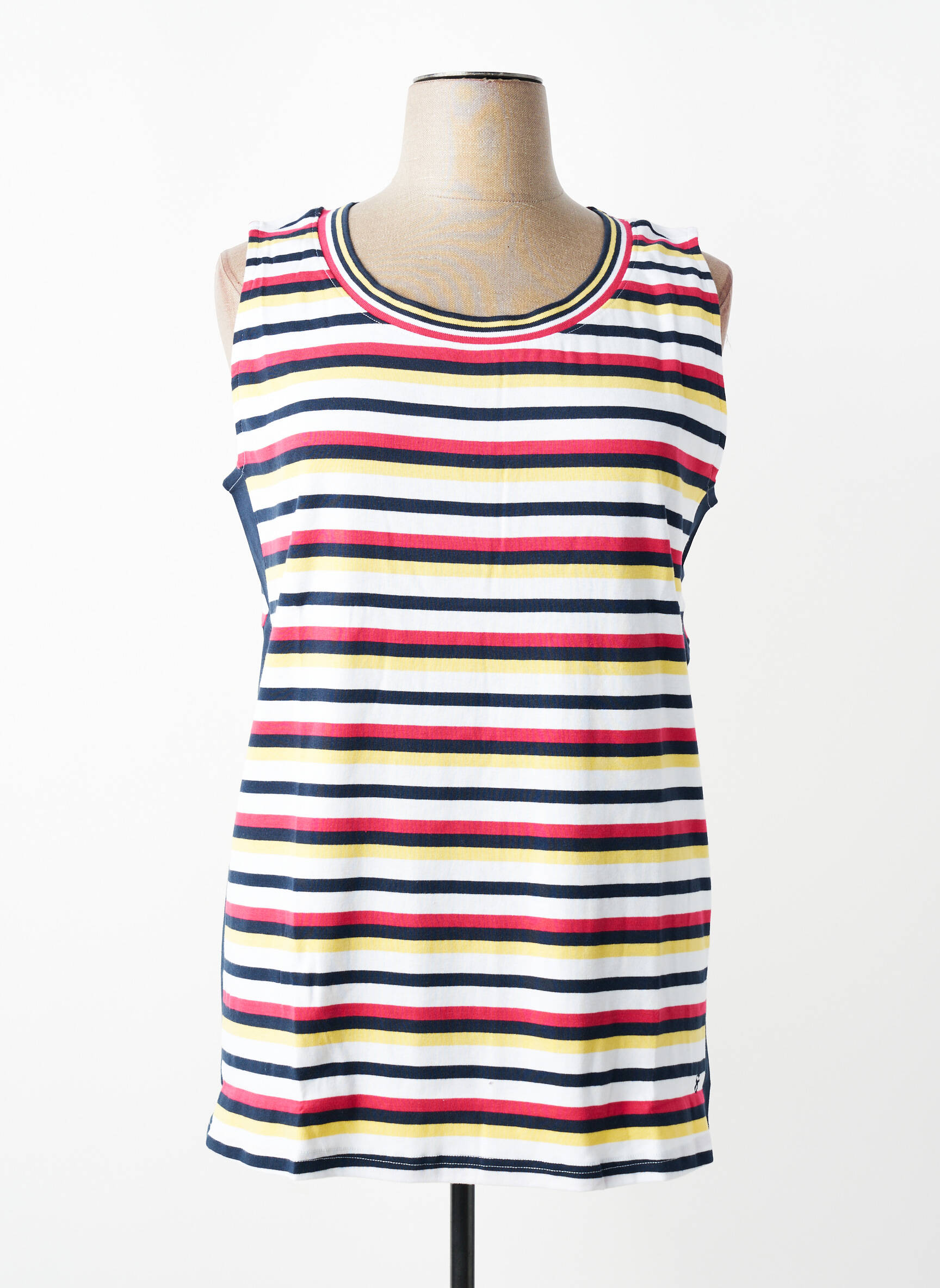 Top stretch sans manche rouge SHEEGO femme