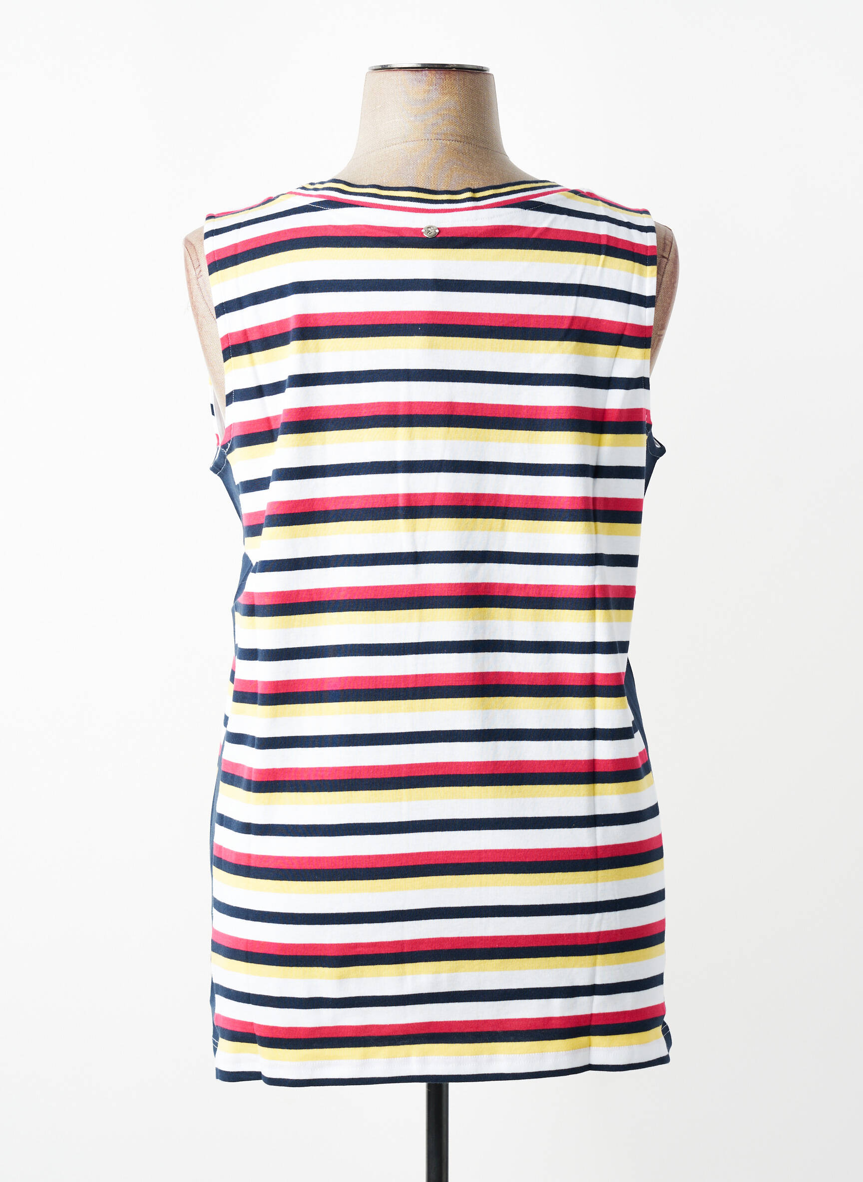 Top stretch sans manche rouge SHEEGO femme