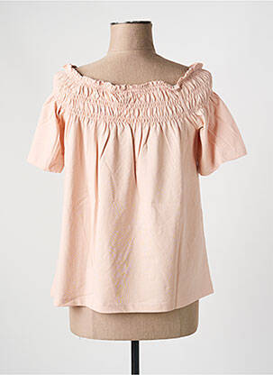 Top stretch manches courtes rose HEINE femme