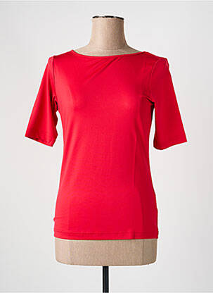 Top stretch manches courtes rouge HEINE femme