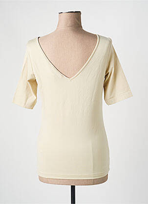 Top stretch manches courtes beige HEINE femme