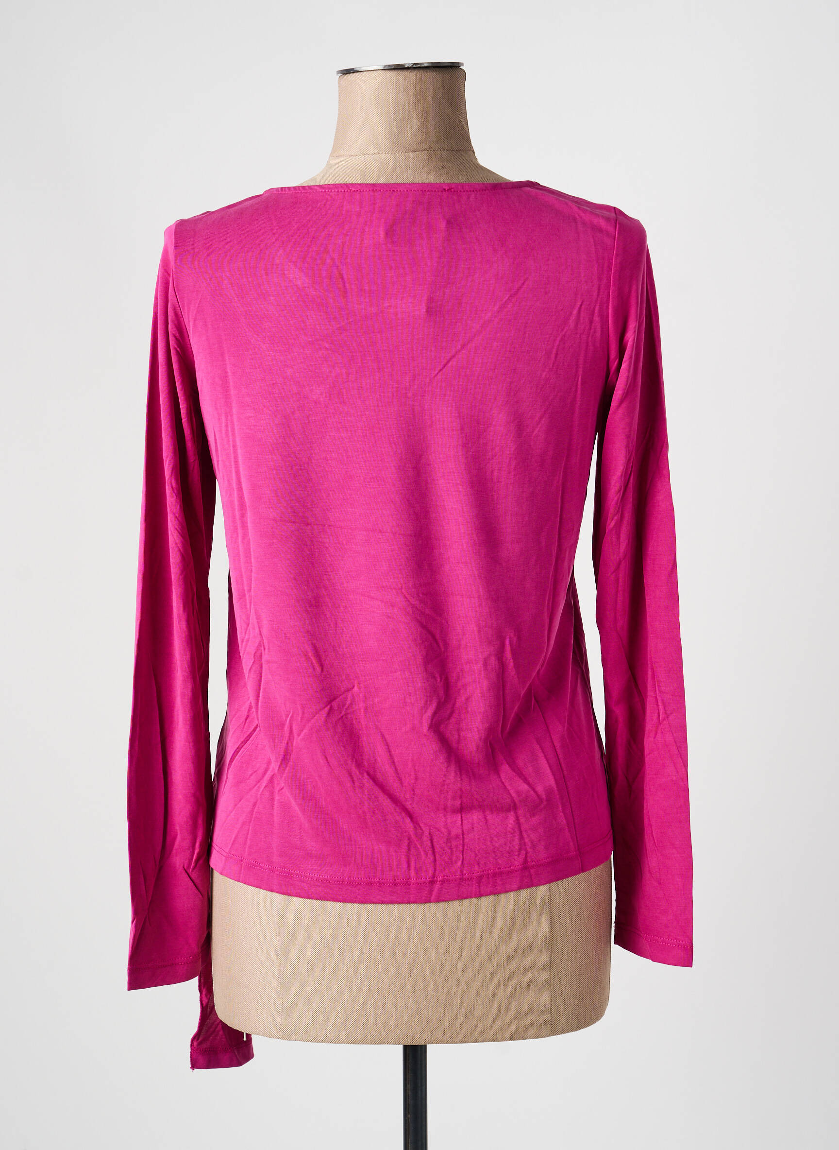 Top manches longues manches longues rose ASHLEY BROOKE femme