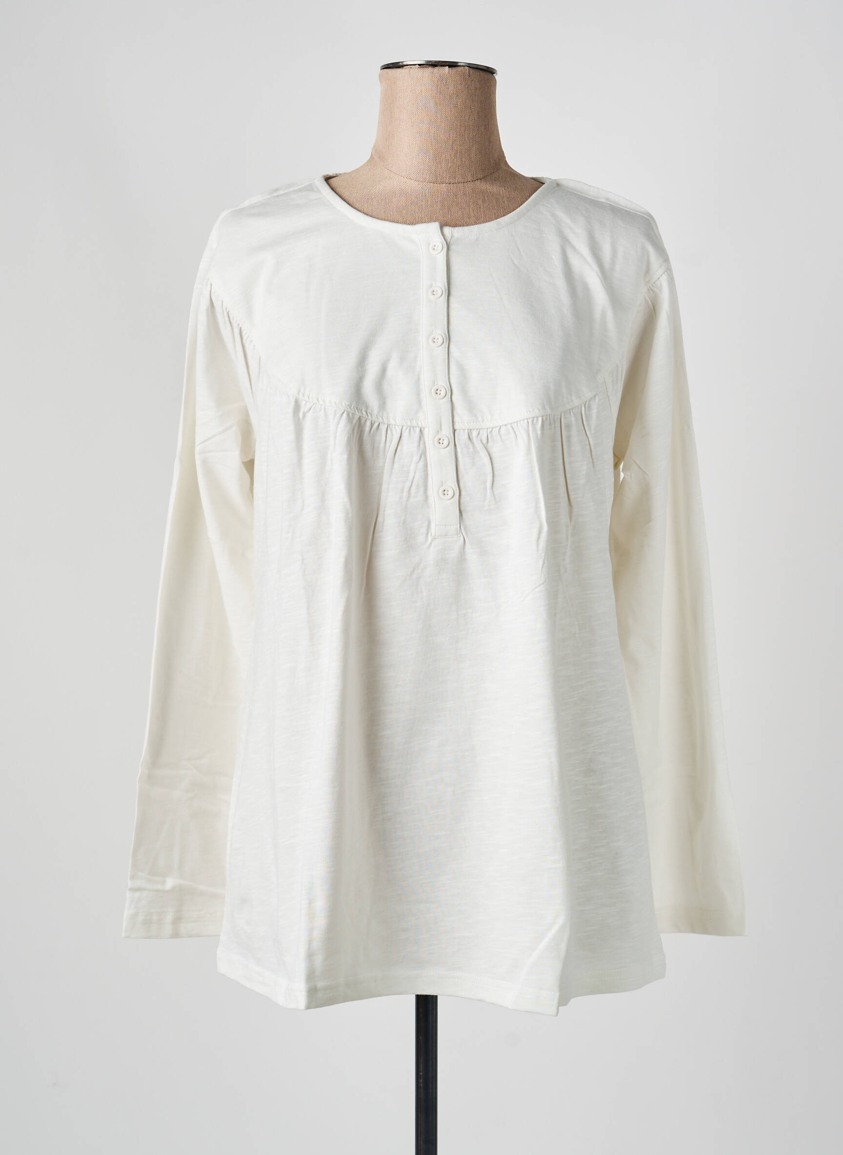 T-shirt manches longues manches longues beige SHEEGO femme