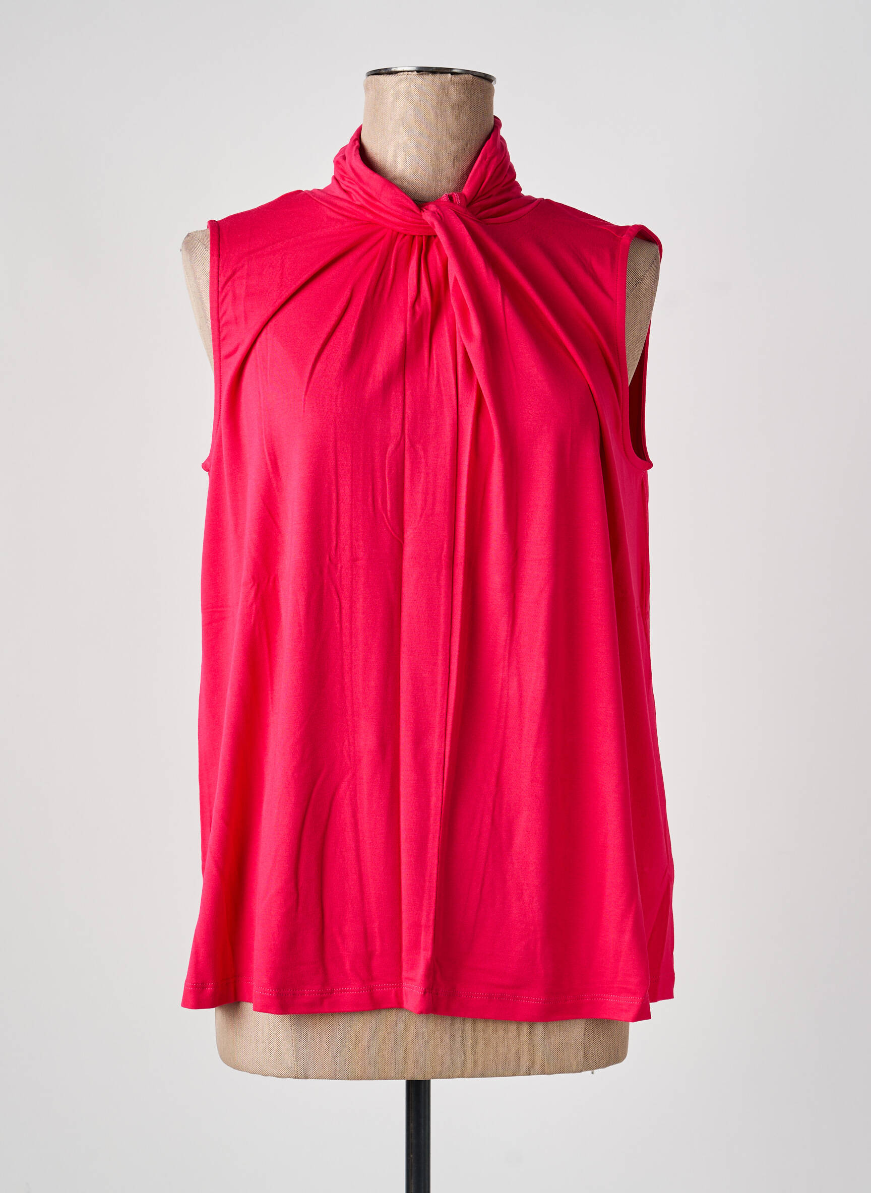 Top stretch sans manche rose HEINE femme