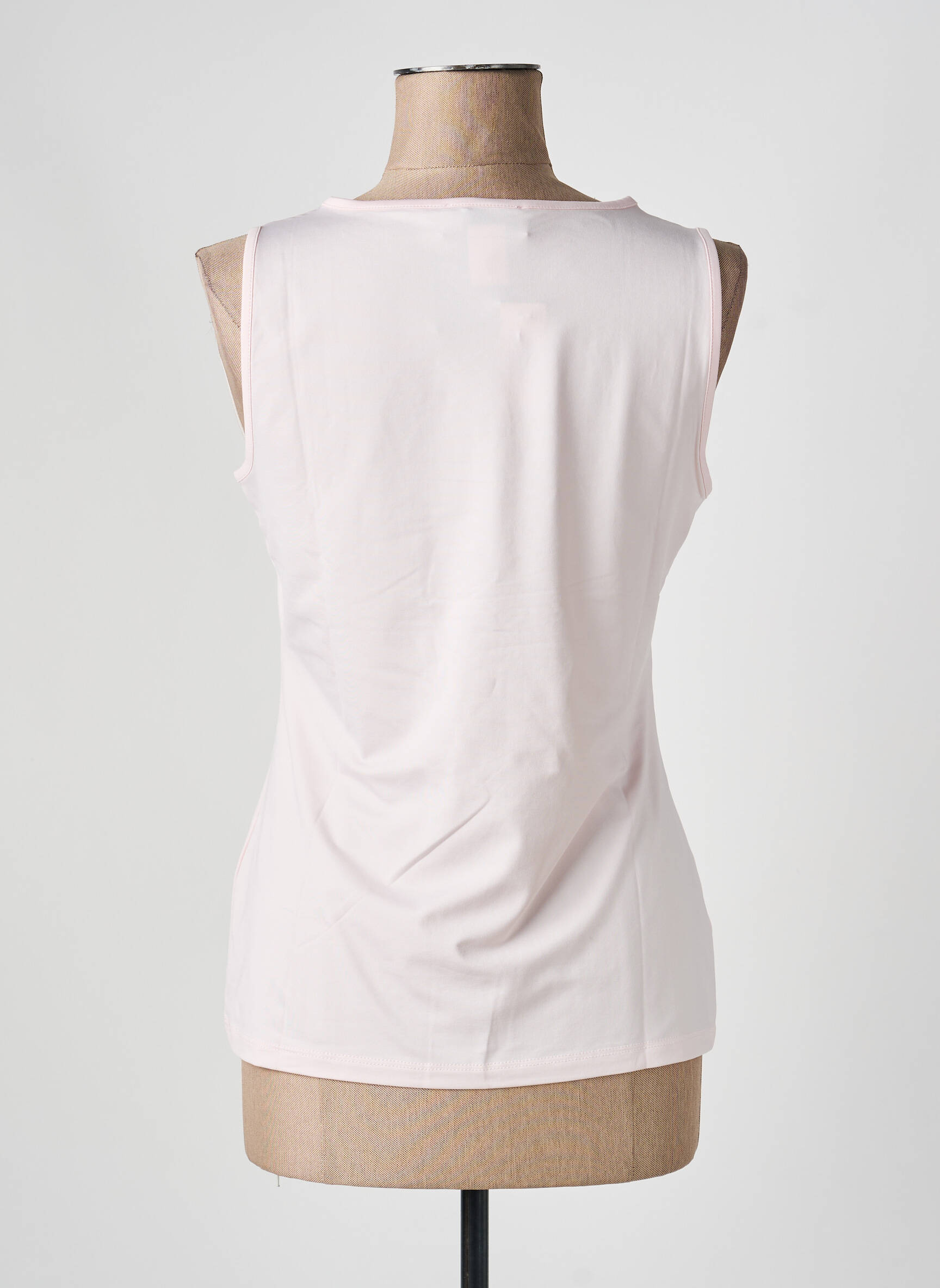 Débardeur stretch sans manche rose HEINE femme
