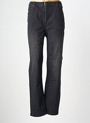 Jeans coupe slim stretch taille normale noir SHEEGO femme