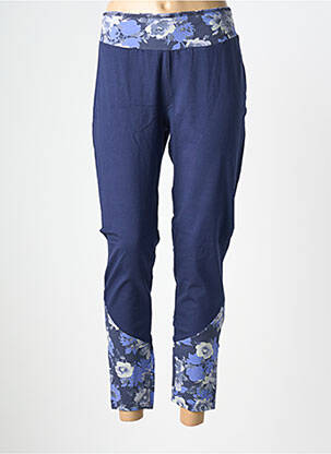 Legging tissage jersey taille normale bleu SHEEGO femme
