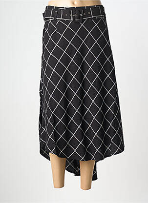 Jupe longue coupe asymétrique noir SHEEGO femme