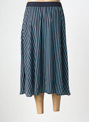 Jupe longue coupe fluide bleu SHEEGO femme