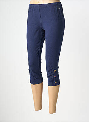 Legging tissage jersey taille normale bleu SHEEGO femme
