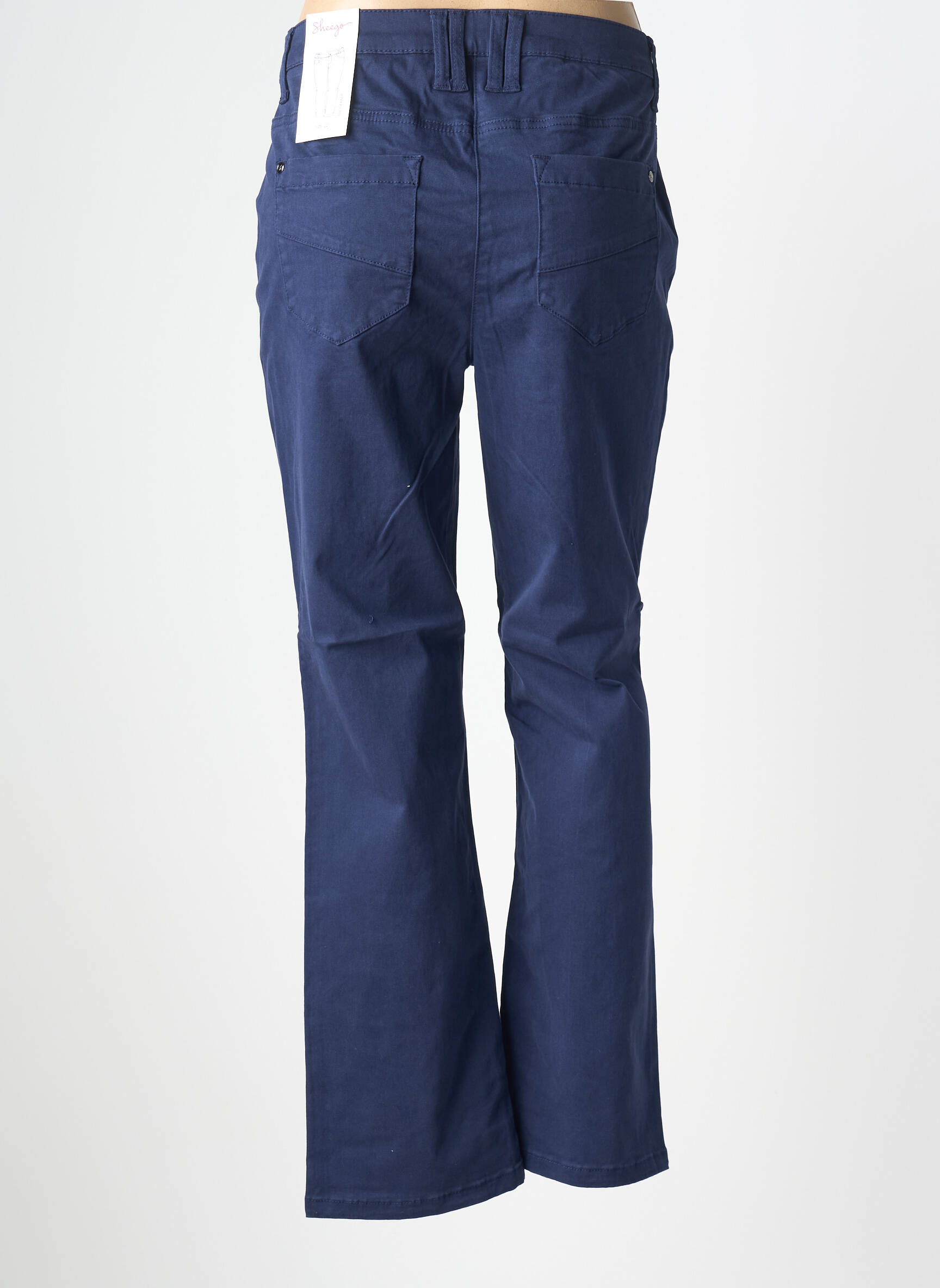 Jeans coupe slim taille normale taille normale bleu SHEEGO femme