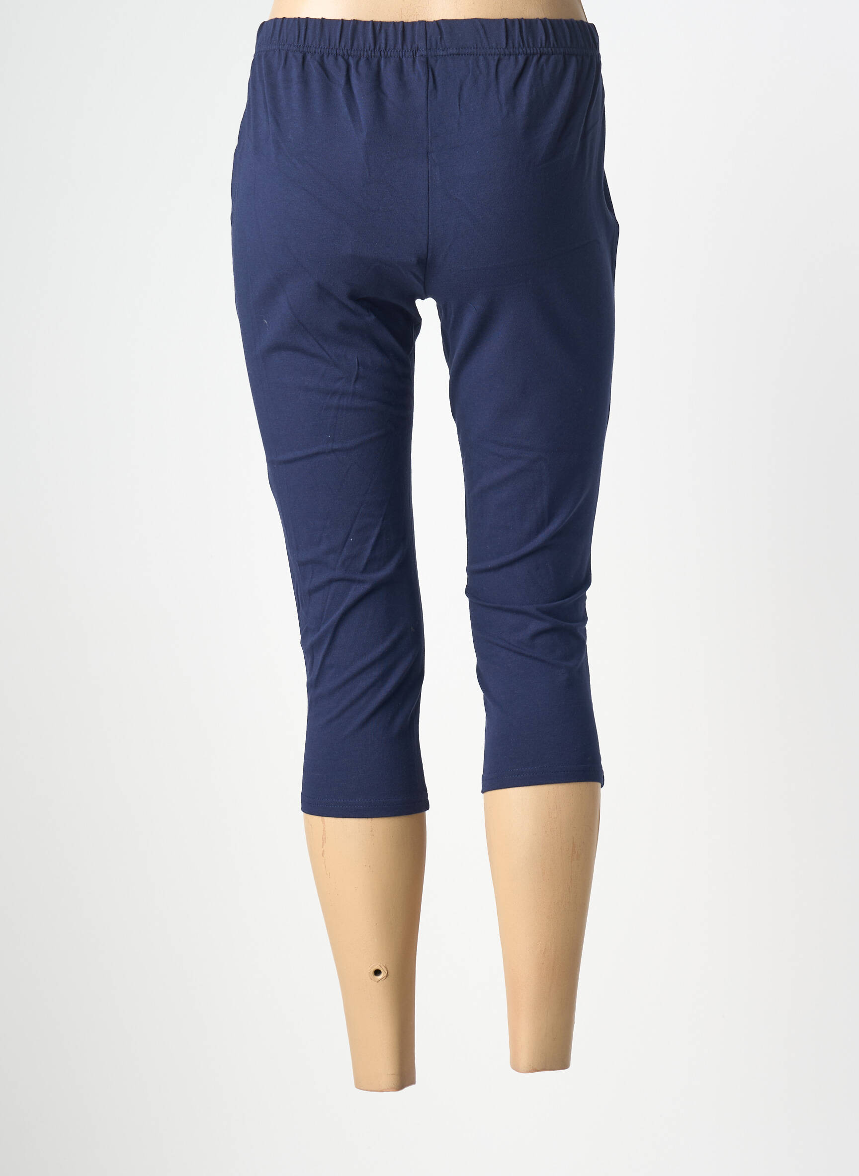 Legging tissage jersey taille normale bleu SHEEGO femme