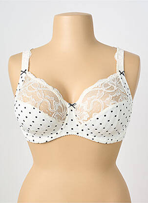 Soutien-gorge légère et transparente haut soutien-gorge emboitant blanc PRIMADONNA femme