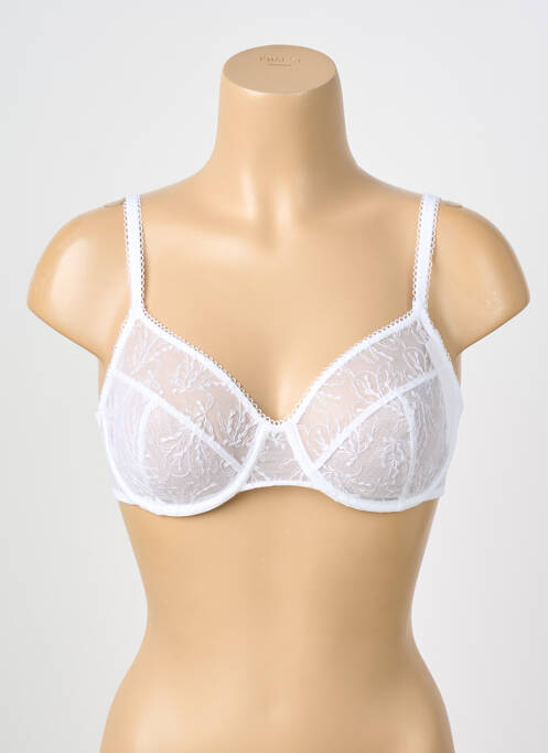Soutien-gorge légère et transparente haut soutien-gorge emboitant blanc SIMONE PERELE femme