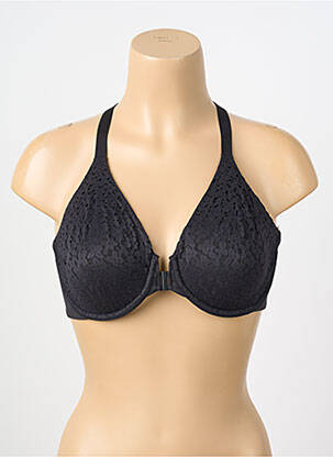 Soutien-gorge effet matière satinée haut soutien-gorge emboitant noir CHANTELLE femme