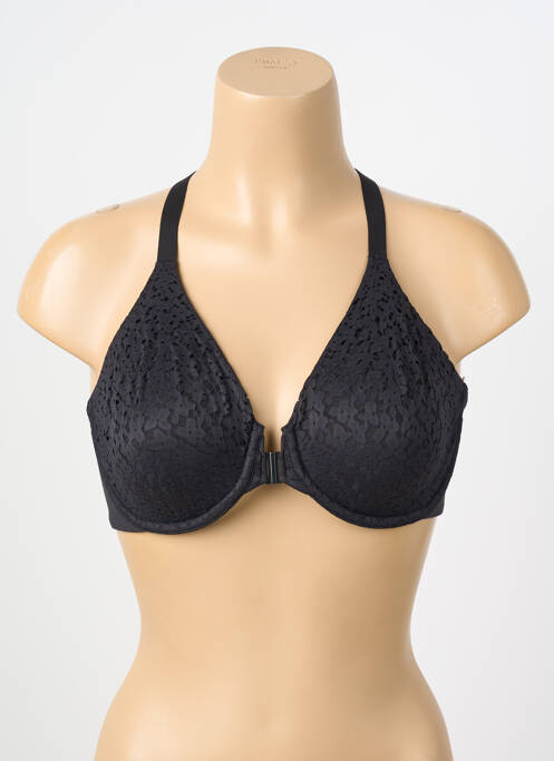Soutien-gorge effet matière satinée haut soutien-gorge emboitant noir CHANTELLE femme