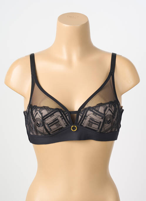 Soutien-gorge sans armature haut soutien-gorge emboitant noir CHANTELLE femme