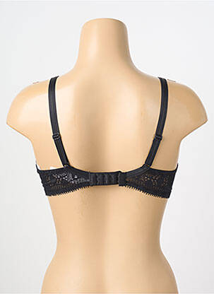 Soutien-gorge tissage dentelle haut soutien-gorge emboitant noir CHANTELLE femme