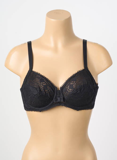 Soutien-gorge tissage dentelle haut soutien-gorge emboitant noir CHANTELLE femme